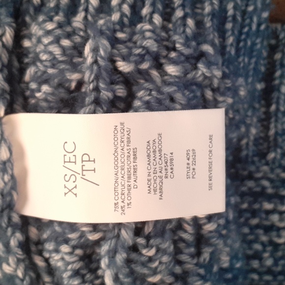 CAbi Blue Textured Women's Cardigan - Picture 7 of 7